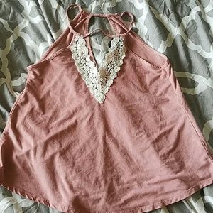 Suede Tank Top